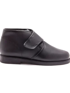 Bottillons cuir fourrés