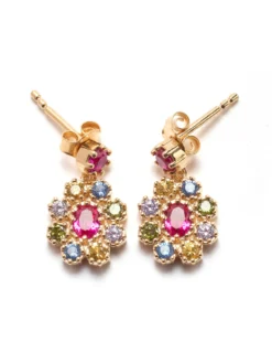 Boucles d'oreilles pierres fantaisie