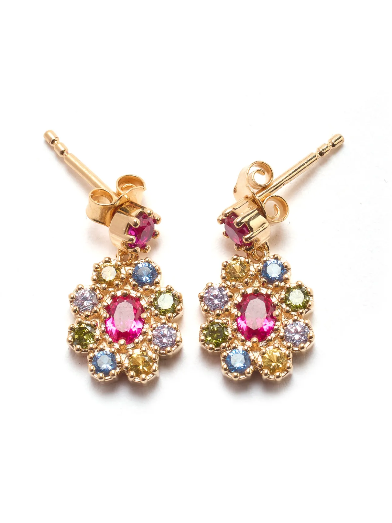 Boucles d'oreilles pierres fantaisie