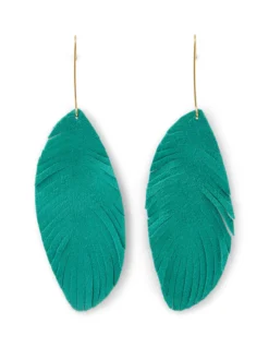Boucles d'oreilles plumes