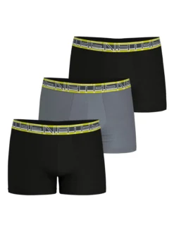 3 boxers en coton confort avec ceinture
