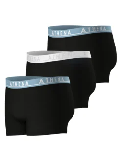 3 boxers en coton confort avec ceinture