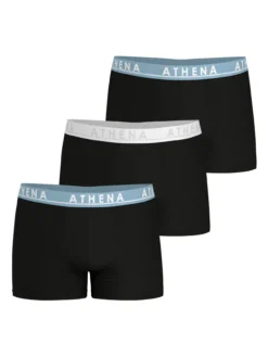 3 boxers en coton confort avec ceinture