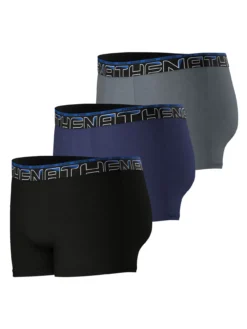 3 boxers en coton confort avec ceinture