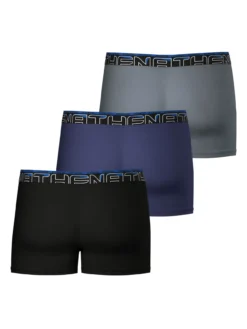 3 boxers en coton confort avec ceinture
