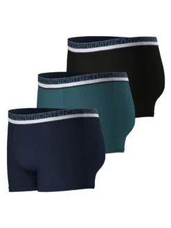 3 boxers en coton confort avec ceinture