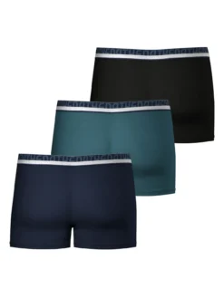 3 boxers en coton confort avec ceinture
