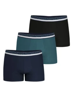 3 boxers en coton confort avec ceinture