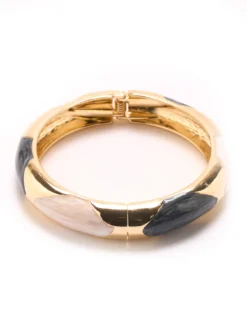 Bracelet style jonc effet nacre