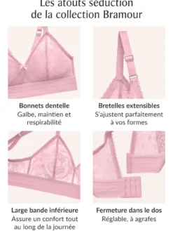 Bralette Bramour Gramercy Dentelle Luxe