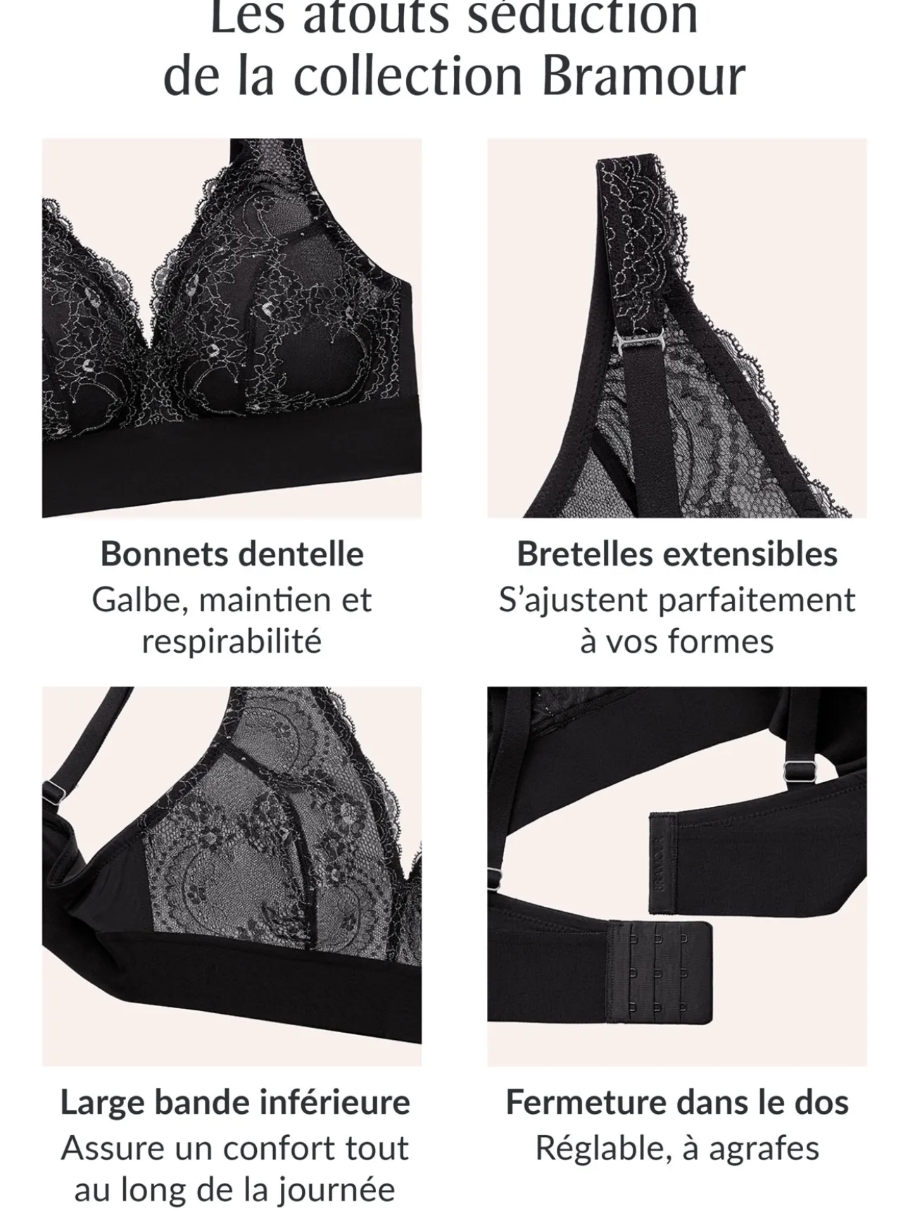 Bralette Bramour Lexington sans armature