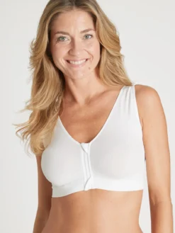 Brassière zippée