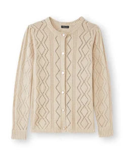 Cardigan en maille fantaisie