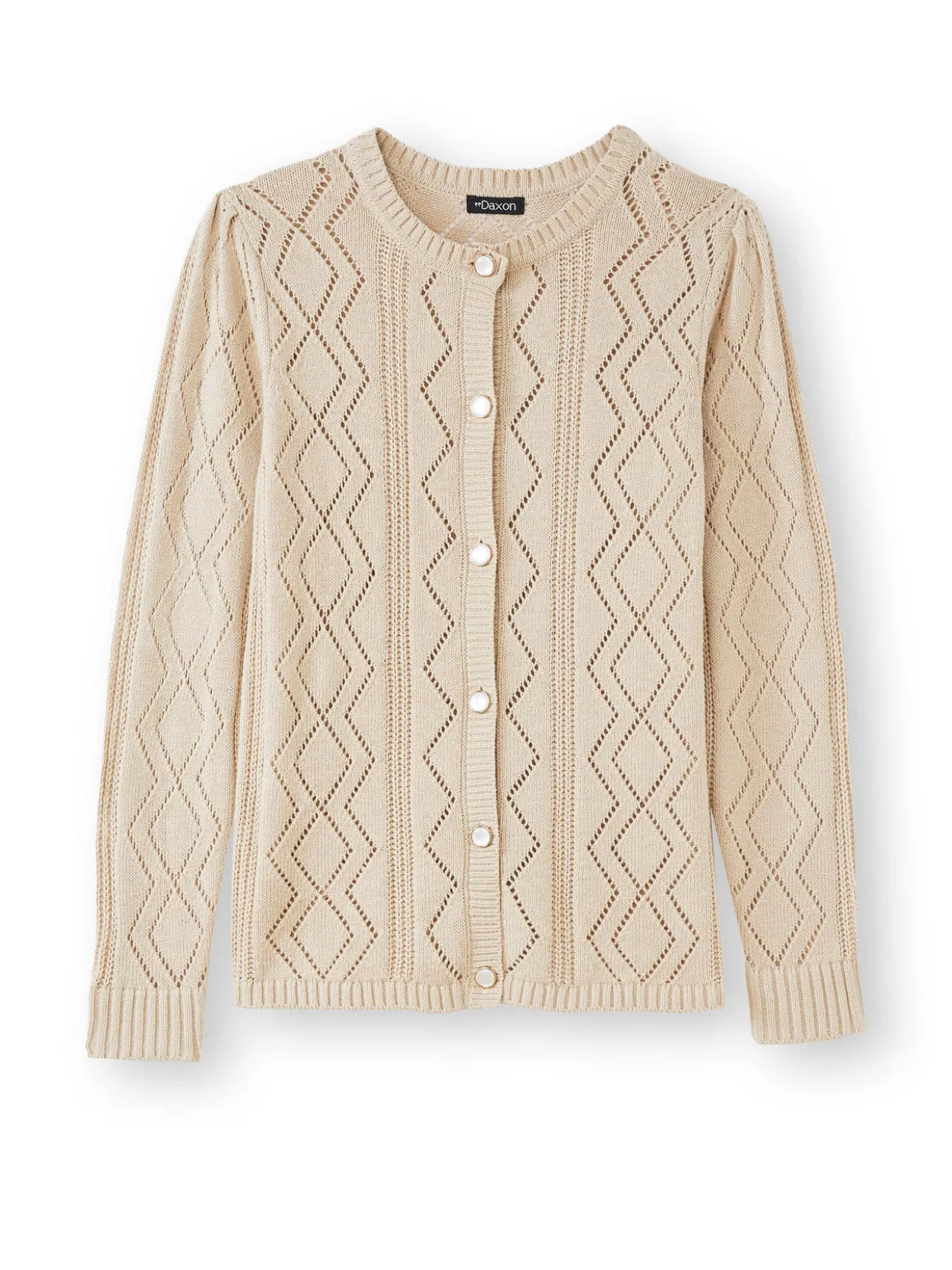 Cardigan en maille fantaisie