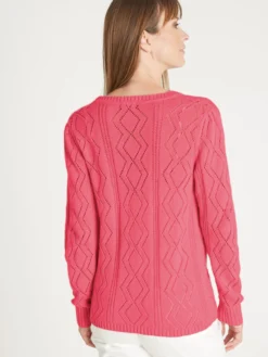 Cardigan en maille fantaisie
