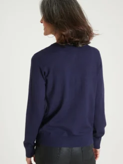 Cardigan élégant boutons-bijoux