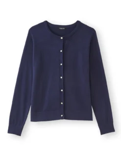 Cardigan élégant boutons-bijoux