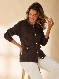 Cardigan manches longues