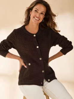 Cardigan manches longues