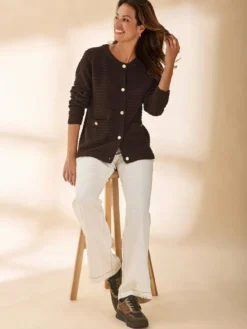 Cardigan manches longues