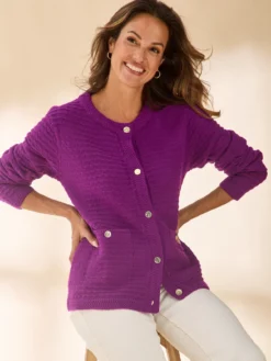 Cardigan manches longues