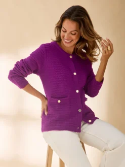 Cardigan manches longues