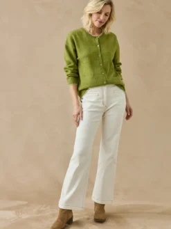 Cardigan manches longues avec laine