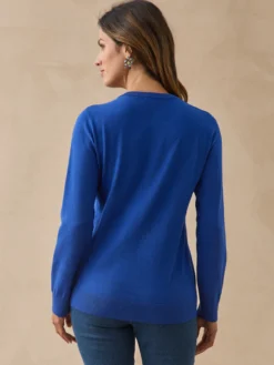 Cardigan raffiné boutons-bijoux