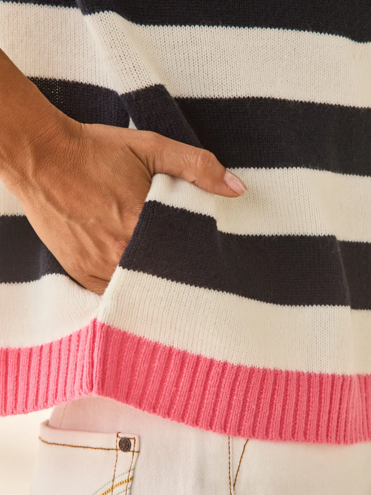Cardigan rayé