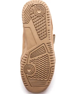 Chaussures cuir à scratch extra-larges