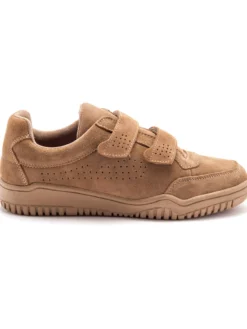 Chaussures cuir à scratch extra-larges