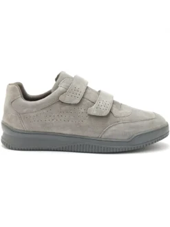 Chaussures cuir à scratch extra-larges
