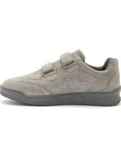 Chaussures cuir à scratch extra-larges