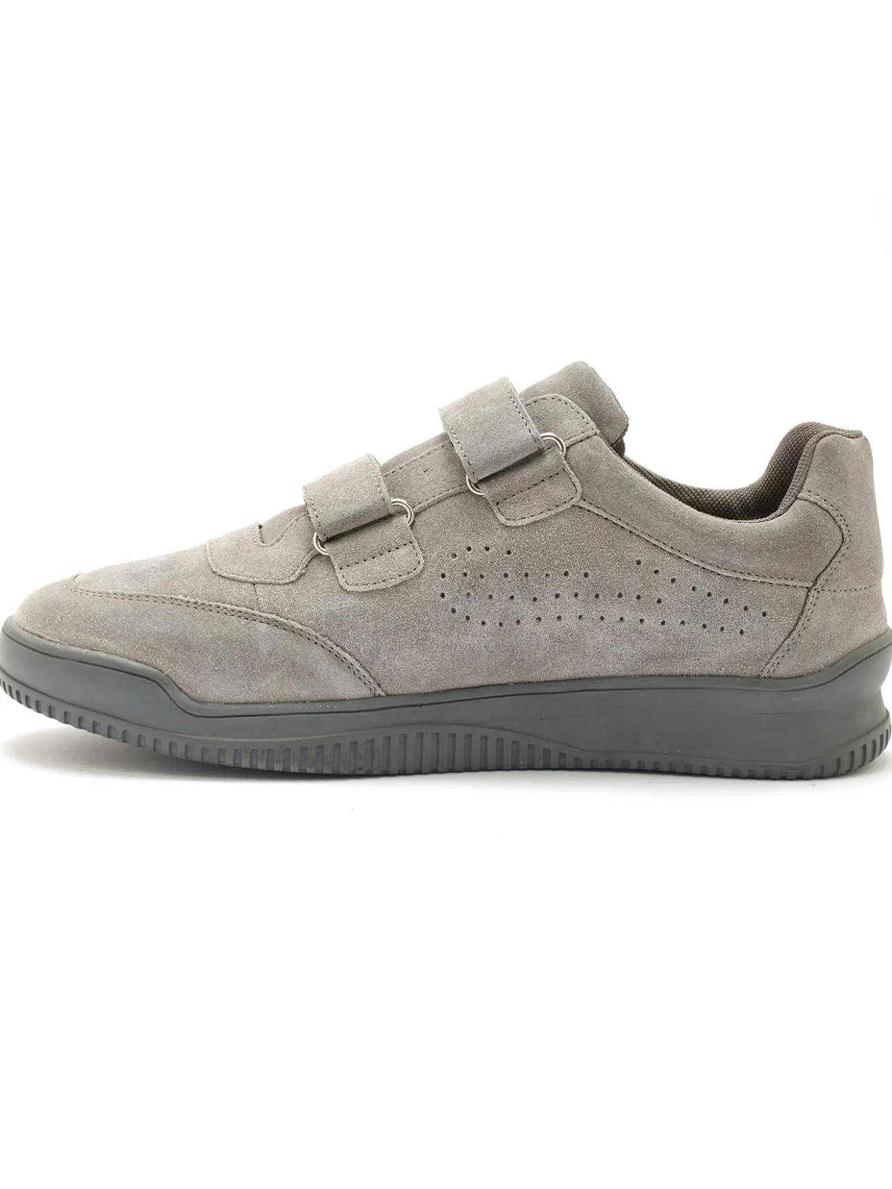 Chaussures cuir à scratch extra-larges