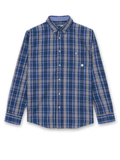 Chemise à carreaux manches longues