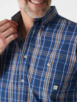 Chemise à carreaux manches longues