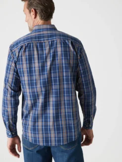 Chemise à carreaux manches longues