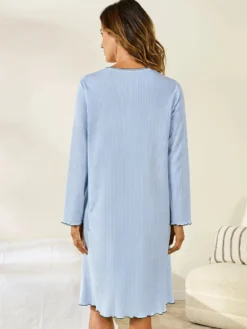 Chemise de nuit courte interlock
