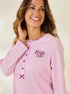 Chemise de nuit courte interlock