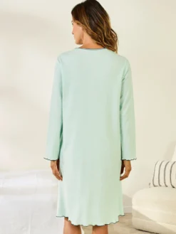 Chemise de nuit courte interlock