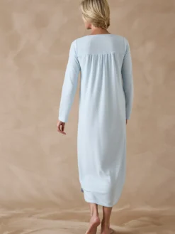 Chemise de nuit en maille pointelle