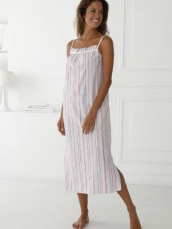 Chemise de nuit légère fines bretelles
