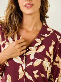 Chemise de nuit liquette manches longues