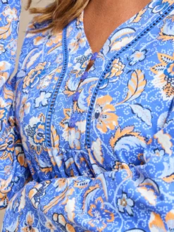 Chemise de nuit longue en coton