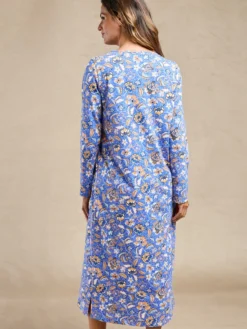 Chemise de nuit longue en coton