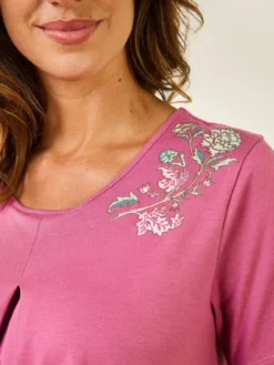 Chemise de nuit manches courtes