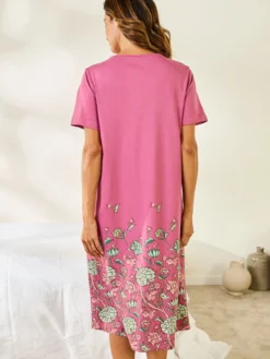 Chemise de nuit manches courtes