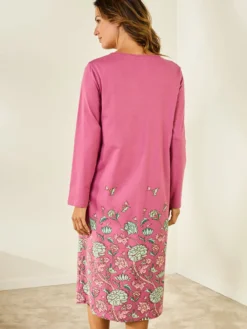 Chemise de nuit manches longues