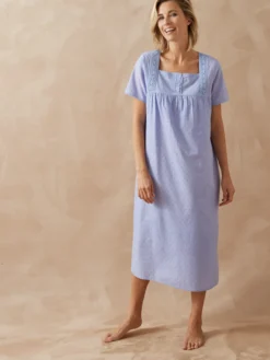 Chemise de nuit plumetis
