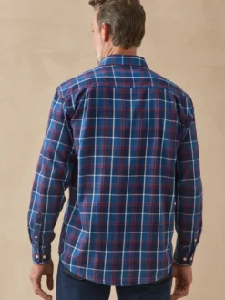 Chemise en flanelle grattée pur coton